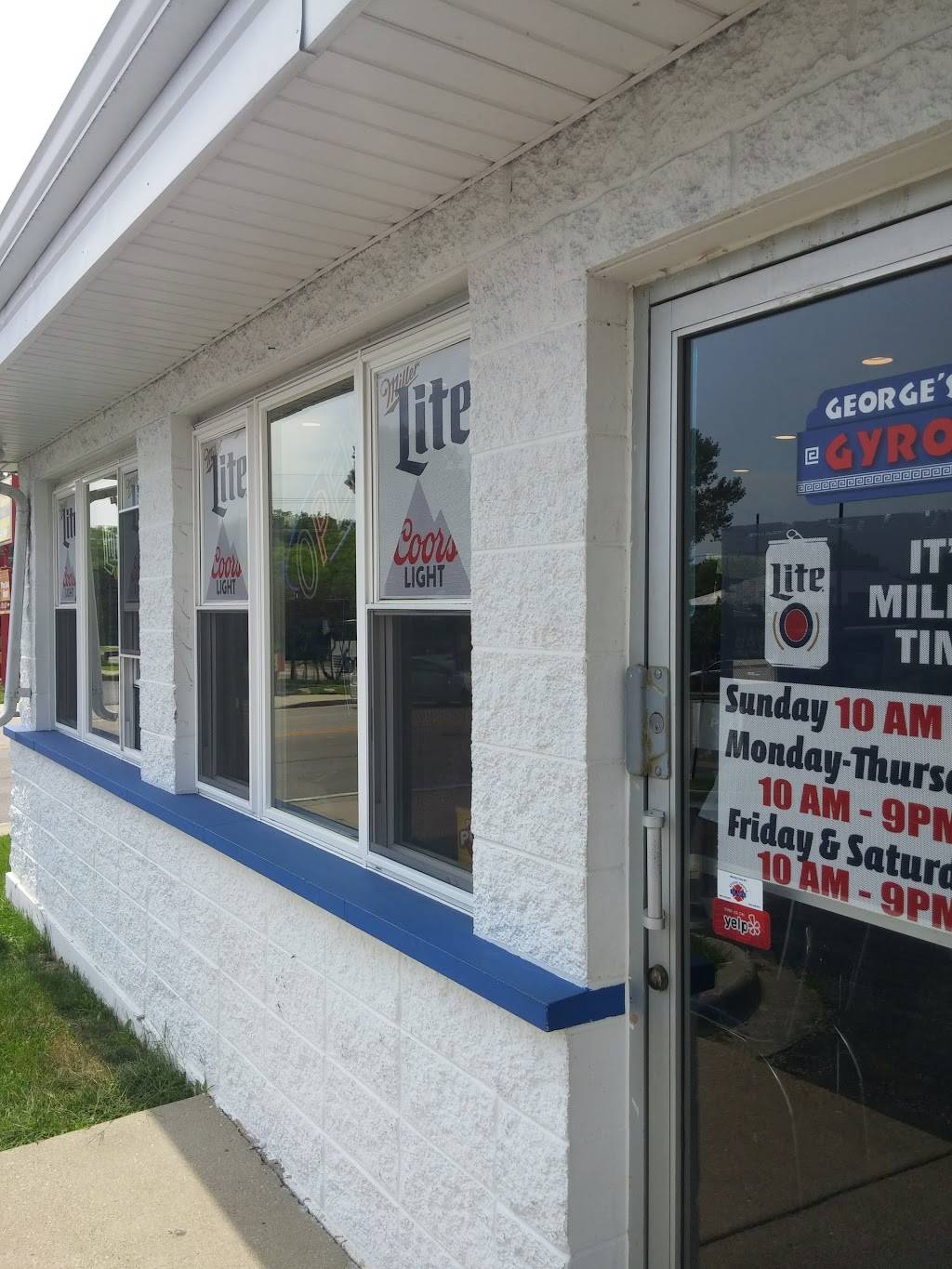 Georges Gyros | restaurant | 2330, 2500 Martin Luther King Jr Dr, North Chicago, IL 60064, USA | 8476727830 OR +1 847-672-7830