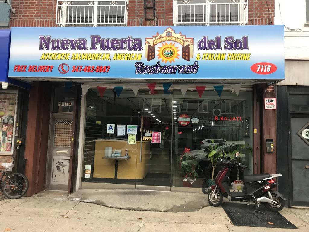 Nueva Puerta del Sol | restaurant | 7116 18th Ave, Brooklyn, NY 11204, USA | 3476730634 OR +1 347-673-0634
