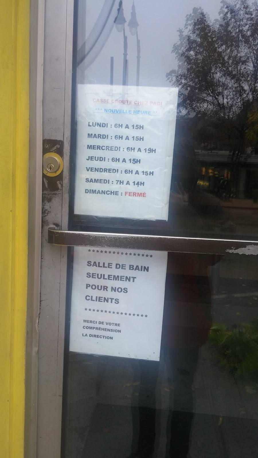 Casse-Croûte chez Pagi | restaurant | 4518 Rue Sainte-Catherine E, Montréal, QC H1V 1Y5, Canada | 5142550429 OR +1 514-255-0429