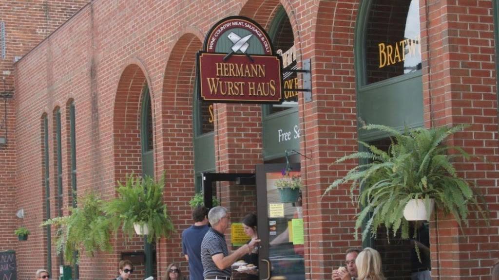 Hermann Wurst Haus | restaurant | 234 E 1st St, Hermann, MO 65041, USA | 5734862266 OR +1 573-486-2266