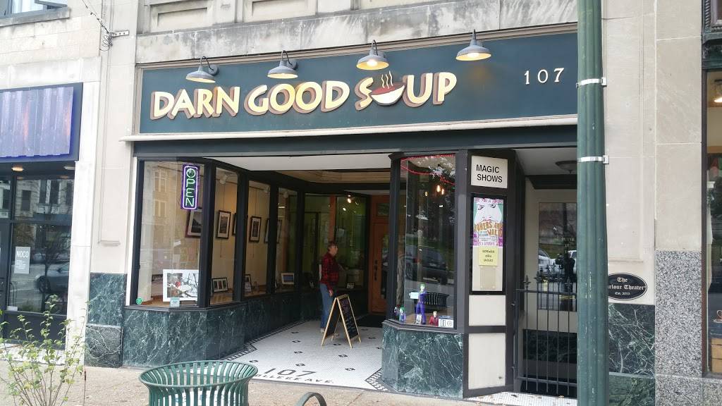 Darn Good Soup | restaurant | 107 N College Ave, Bloomington, IN 47404, USA | 8123353533 OR +1 812-335-3533