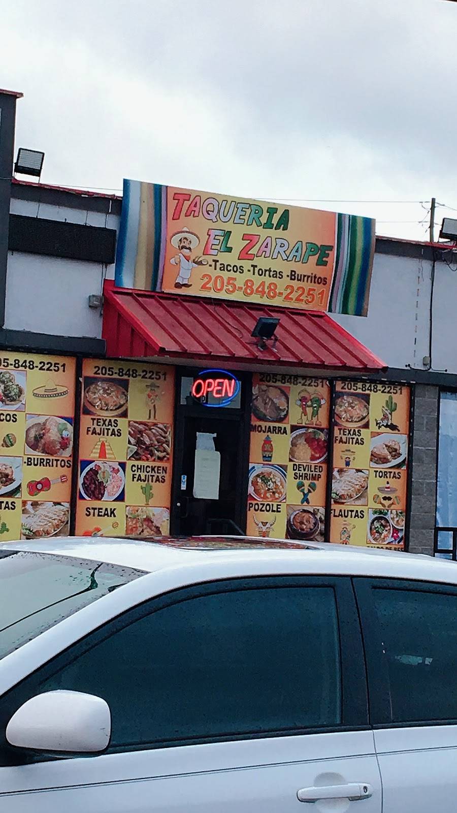 TAQUERIA EL ZARAPE | restaurant | 1625 Pinson Valley Pkwy, Birmingham, AL 35217, USA | 2058482251 OR +1 205-848-2251