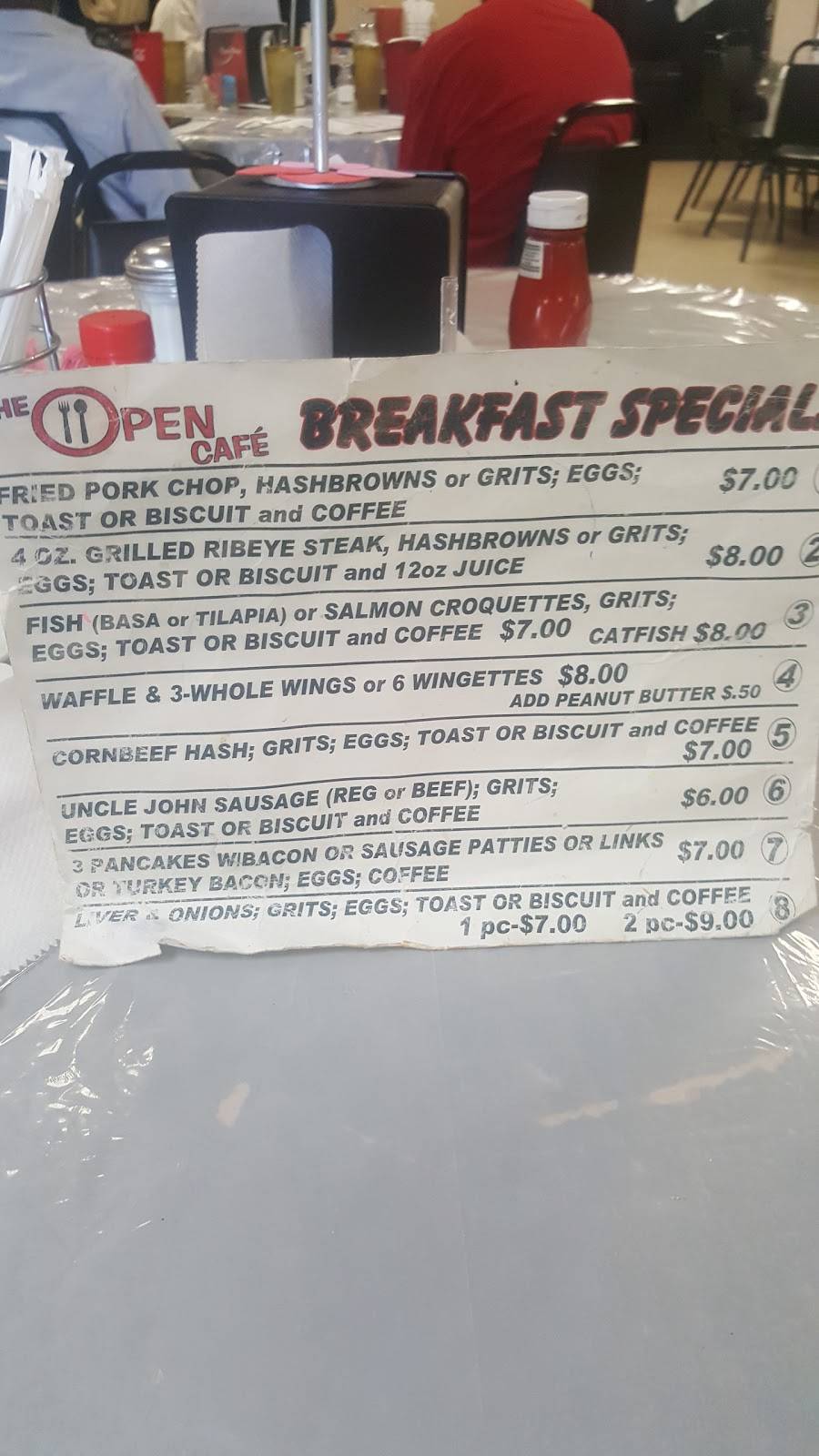 The Open Cafe | restaurant | 3222 N 34th St, Tampa, FL 33605, USA | 8132483322 OR +1 813-248-3322