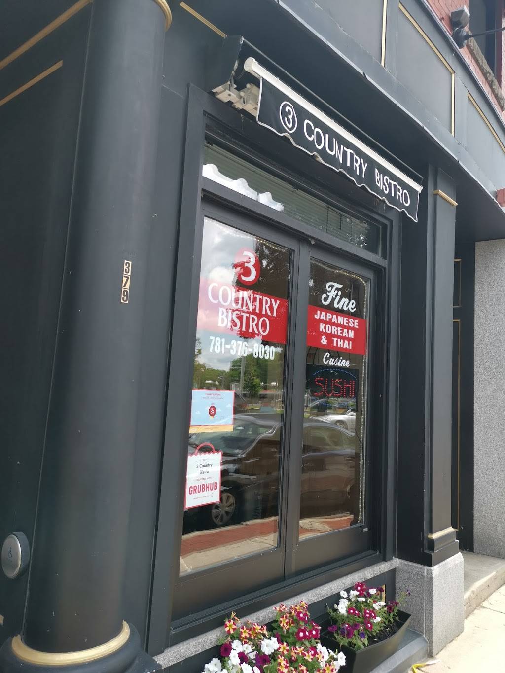 3 Country Bistro | restaurant | 379 Main St, Woburn, MA 01801, USA | 7813768030 OR +1 781-376-8030