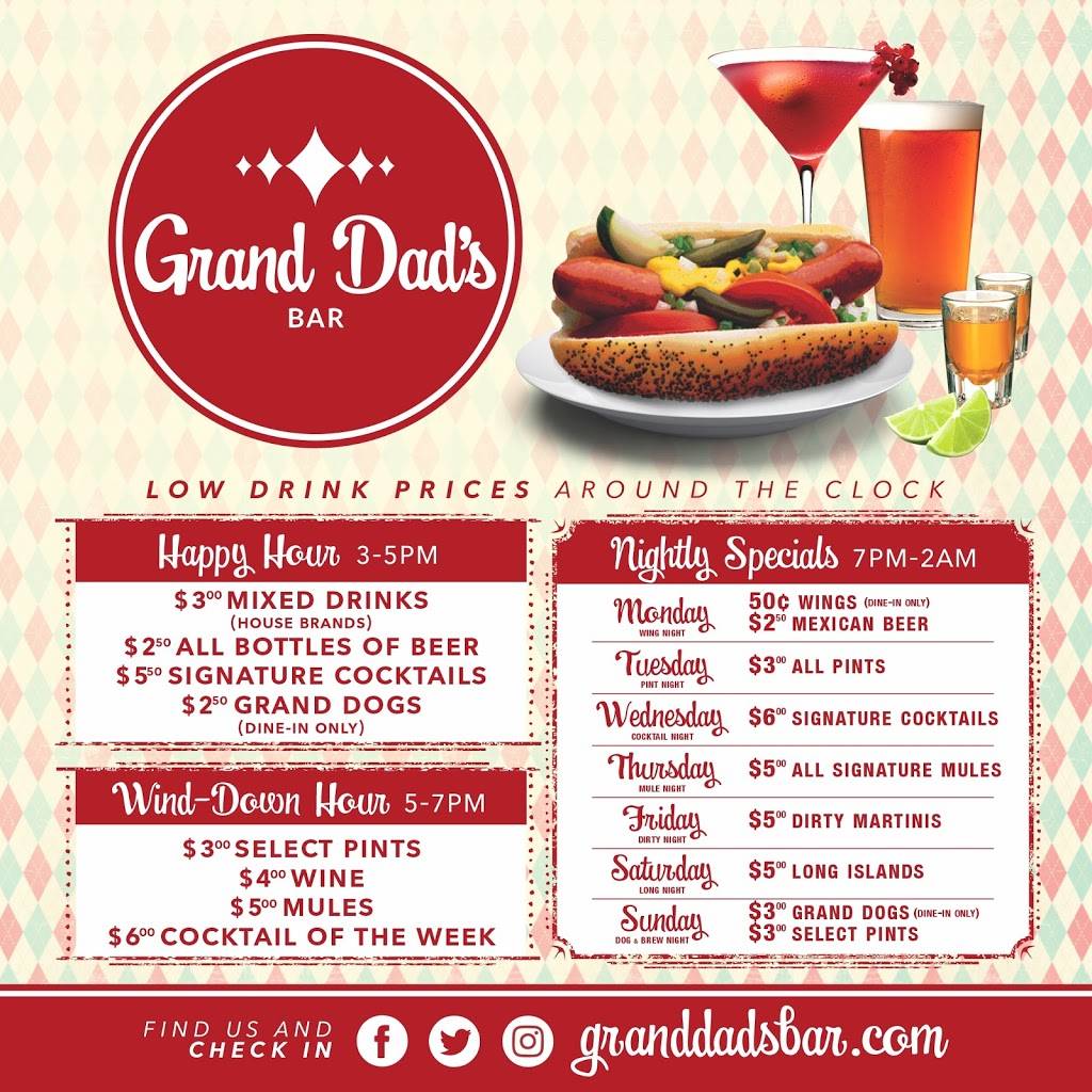 Grand Dads Bar | restaurant | 132 Sycamore St, Wyandotte, MI 48192, USA | 7342856104 OR +1 734-285-6104