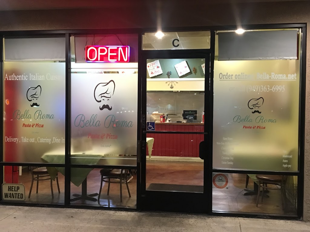 Bella Roma Pasta & Pizza | meal delivery | 28940 Golden Lantern #C, Laguna Niguel, CA 92677, USA | 9493636995 OR +1 949-363-6995