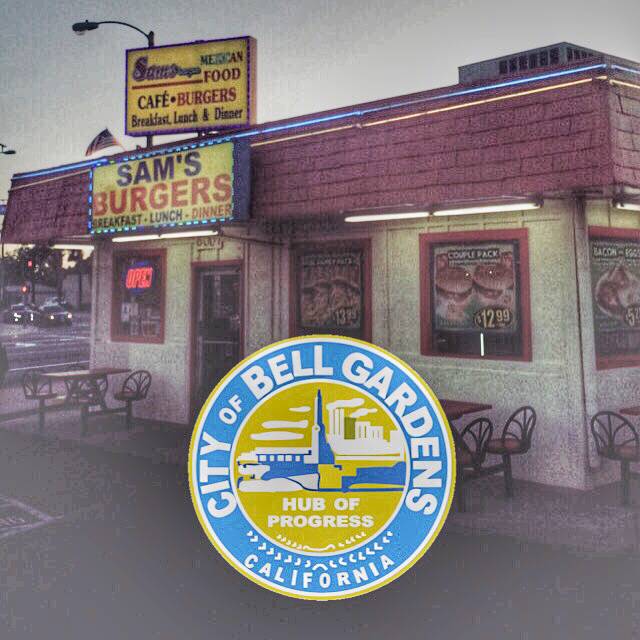 Sams Burgers &fast food | restaurant | 6007 Florence Ave, Bell Gardens, CA 90201, USA | 3235604011 OR +1 323-560-4011
