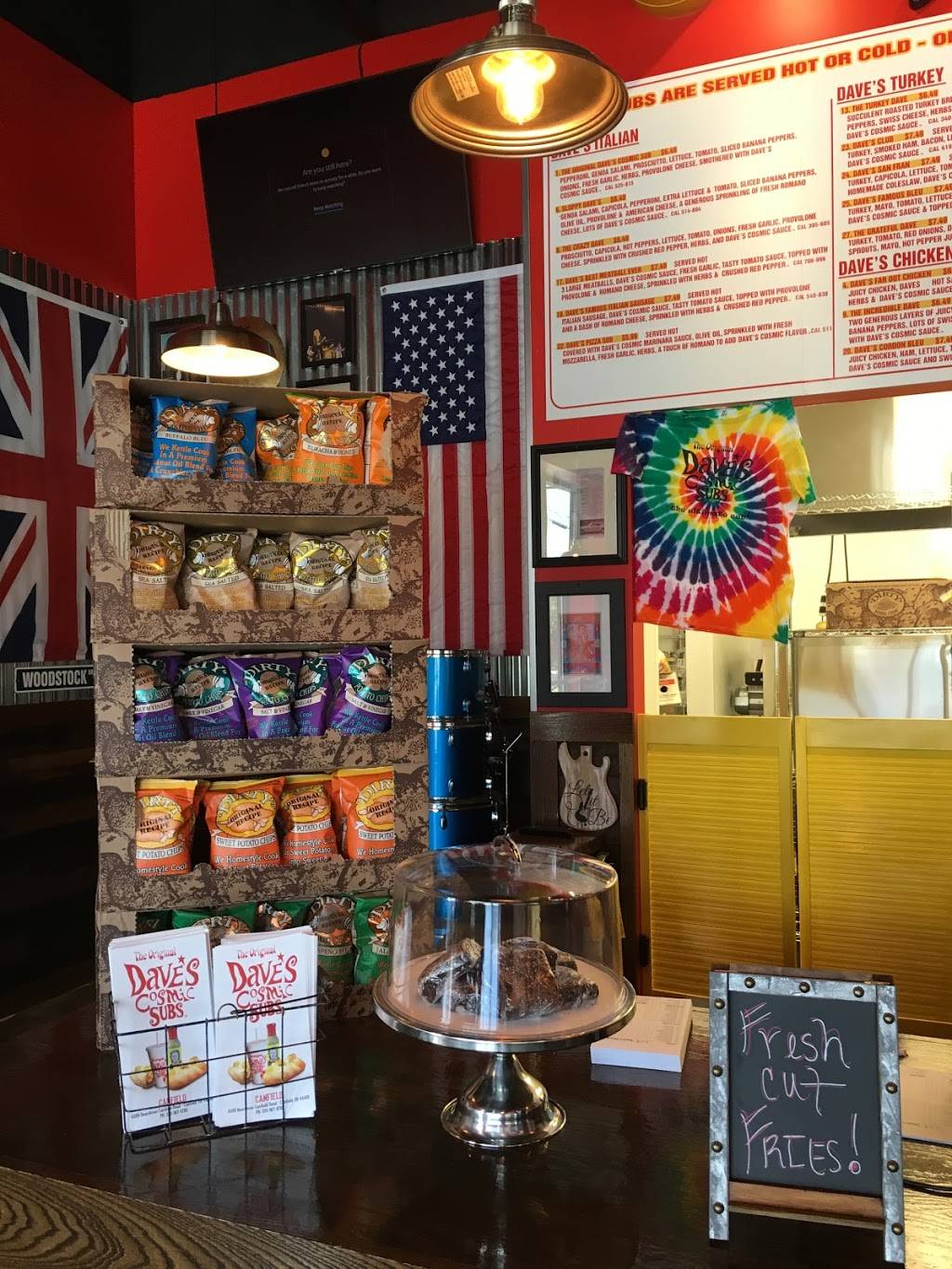 Daves Cosmic Subs | restaurant | 4559 Boardman-Canfield Rd, Canfield, OH 44406, USA | 3309674782 OR +1 330-967-4782