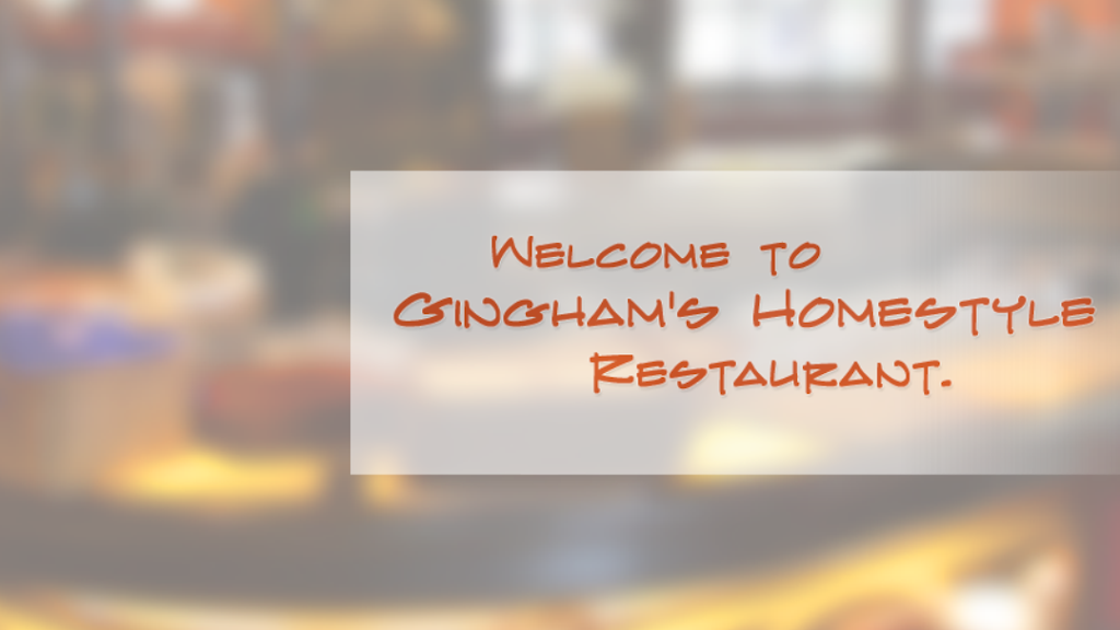 Ginghams Homestyle Restaurant | restaurant | 1881 Sherman Dr, St Charles, MO 63303, USA | 6369460266 OR +1 636-946-0266