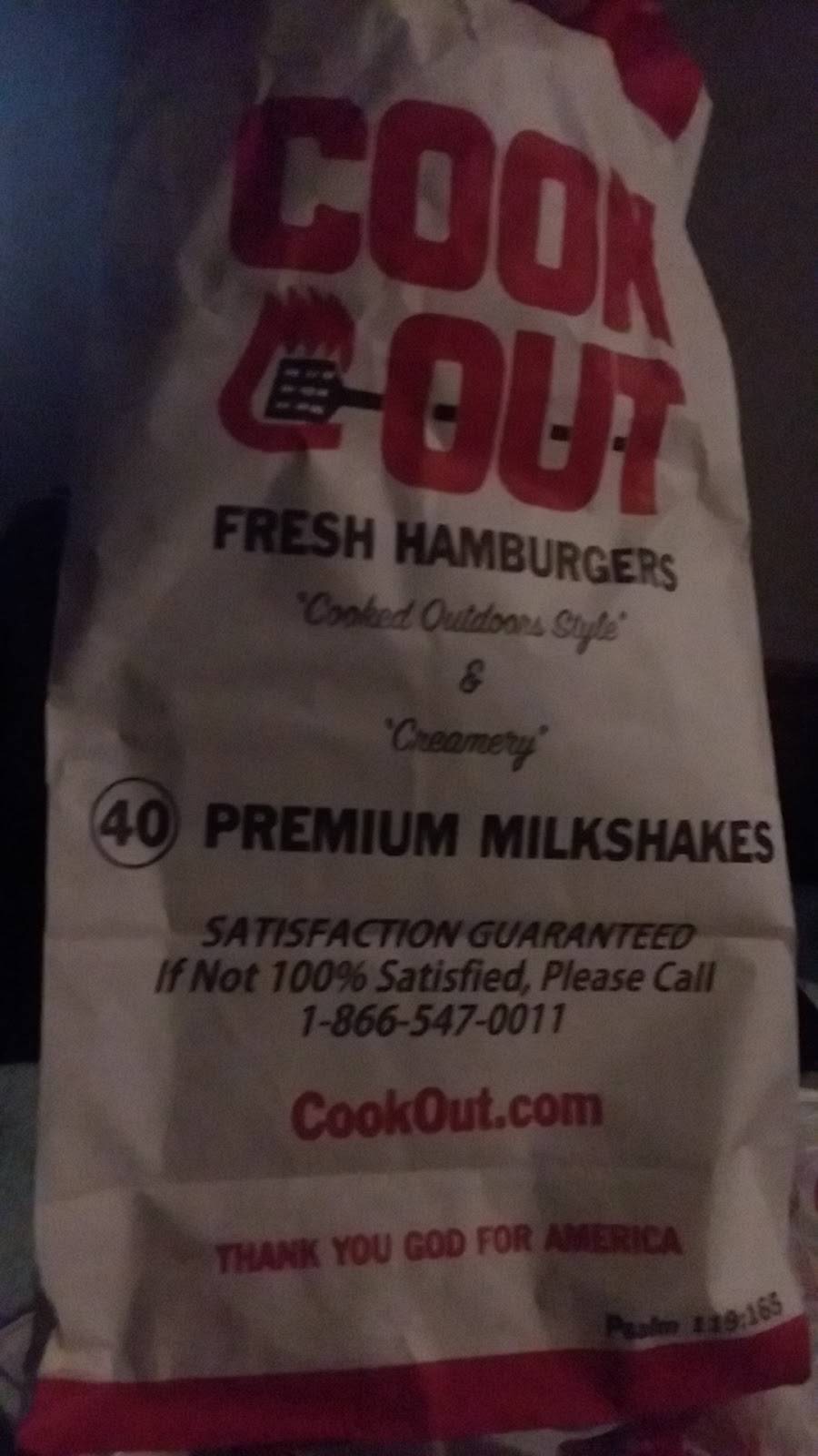 Cook Out | restaurant | 2810 E Franklin Blvd, Gastonia, NC 28056, USA | 7048642142 OR +1 704-864-2142