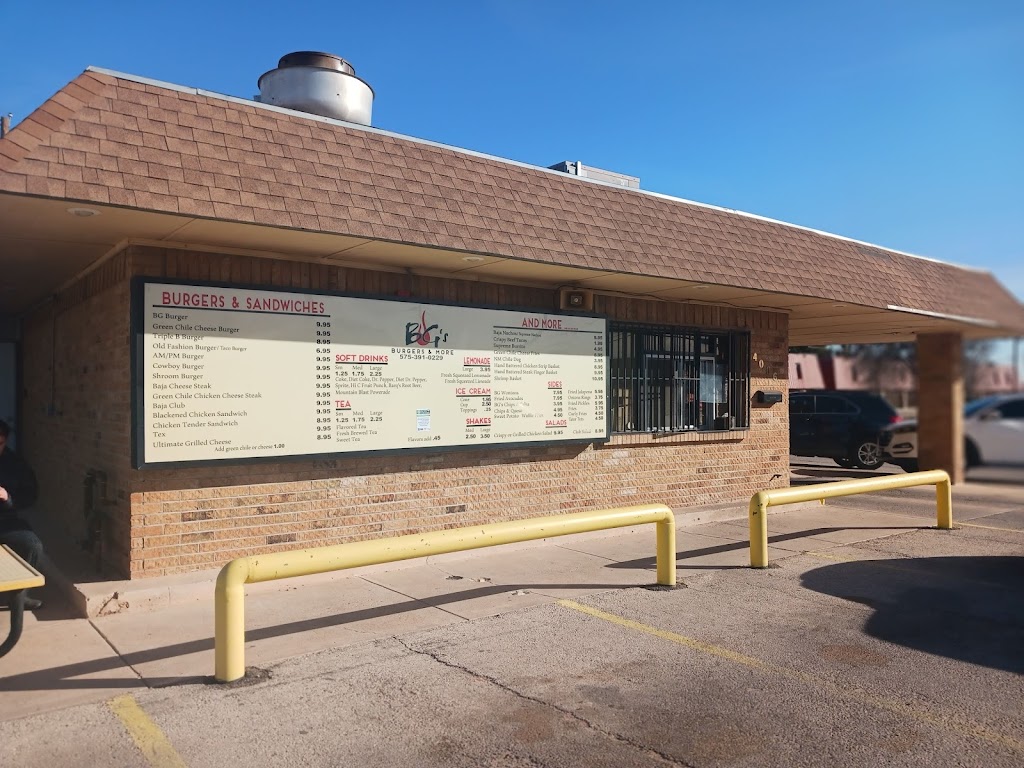 BGs Burgers & More | restaurant | 4006 N Grimes St, Hobbs, NM 88240, USA | 5753910229 OR +1 575-391-0229