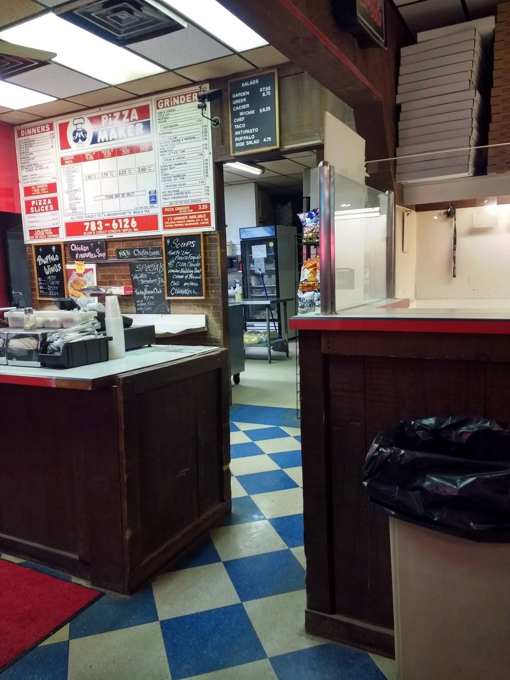 Pizza Makers | restaurant | 1820, 1826 Allen St, Springfield, MA 01118, USA | 4137836126 OR +1 413-783-6126