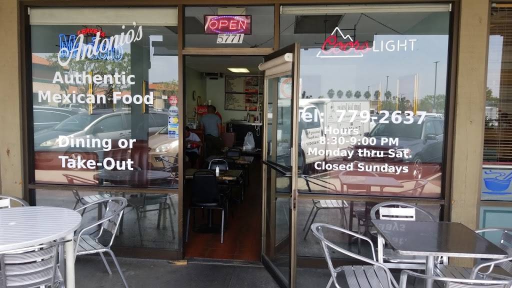 Antonios Authentic Mexican Food | restaurant | 5771 La Palma Ave, Anaheim, CA 92807, USA | 7147792637 OR +1 714-779-2637