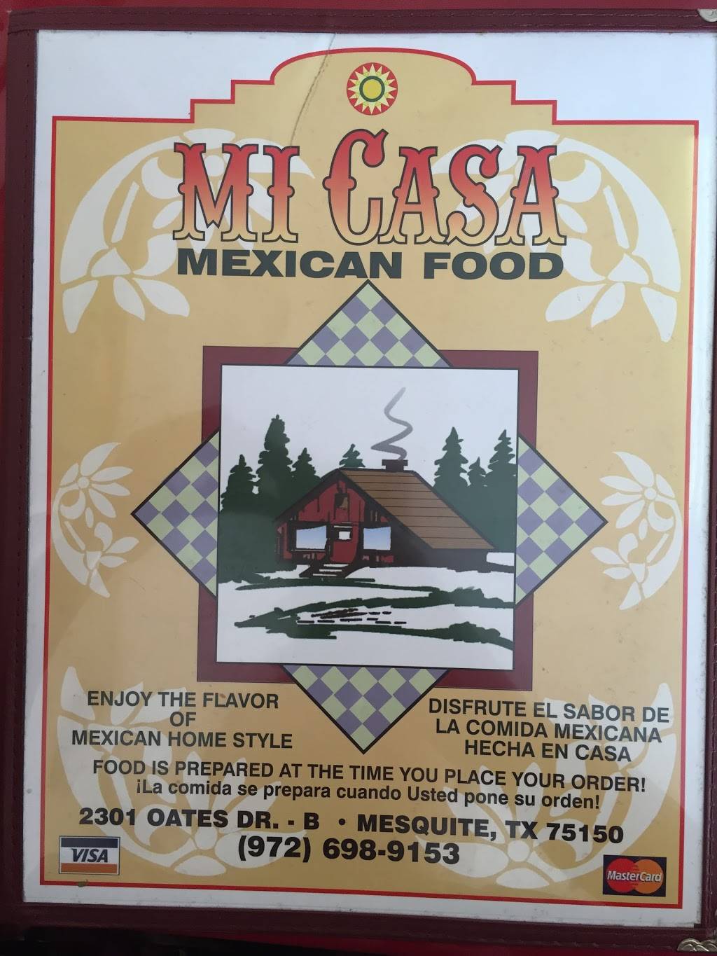 Mi Casa Mexican Foods | restaurant | 2301 Oates Dr, Mesquite, TX 75150, USA | 9726989153 OR +1 972-698-9153