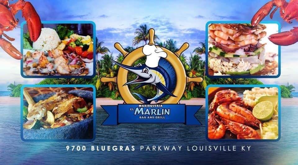 Marisquería el marlin | restaurant | 9700 Bluegrass Pkwy, Louisville, KY 40299, USA | 5026906970 OR +1 502-690-6970