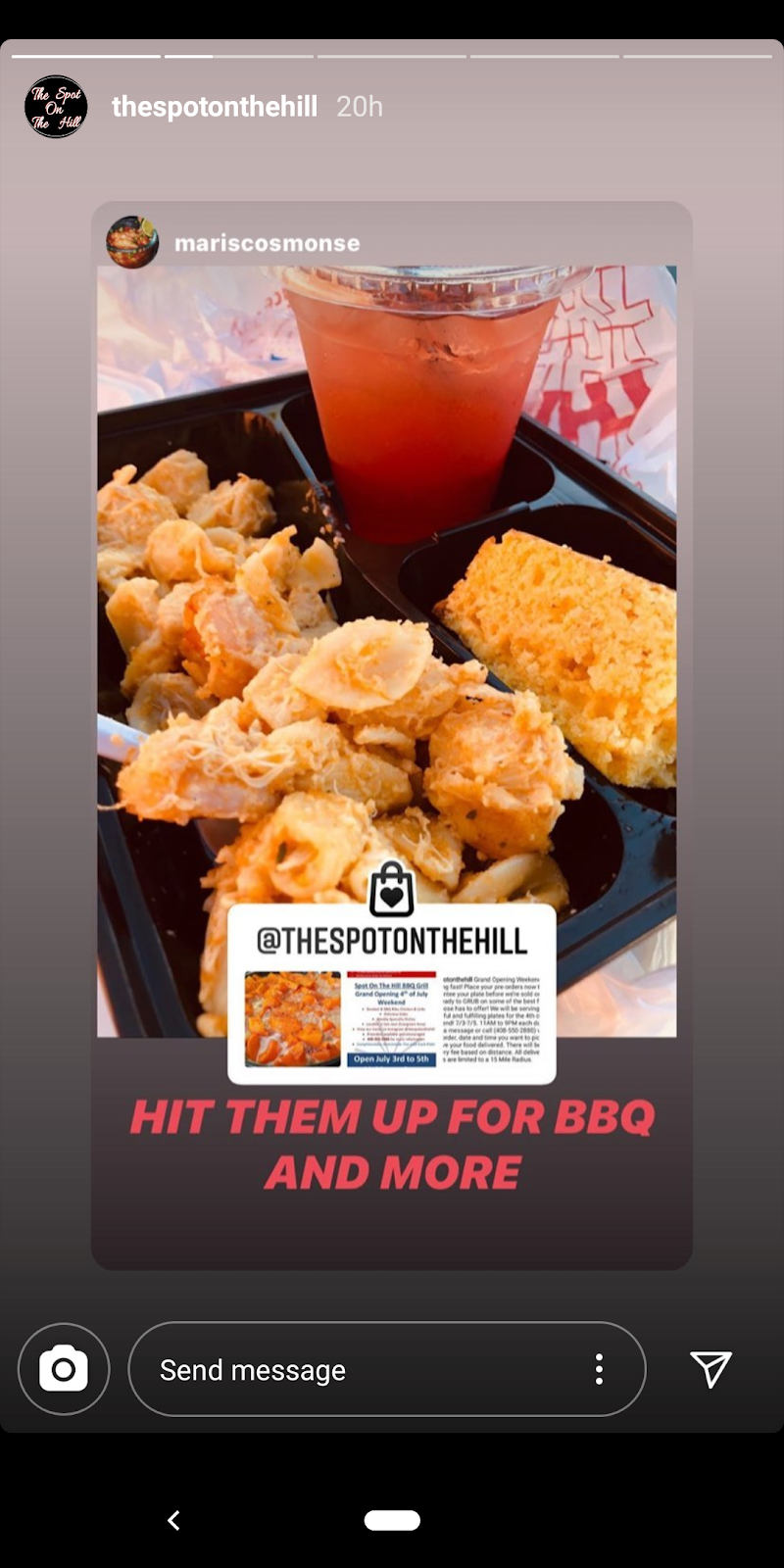 The Spot On The Hill | meal takeaway | 3467 Tully Rd, San Jose, CA 95148, USA | 4085502880 OR +1 408-550-2880