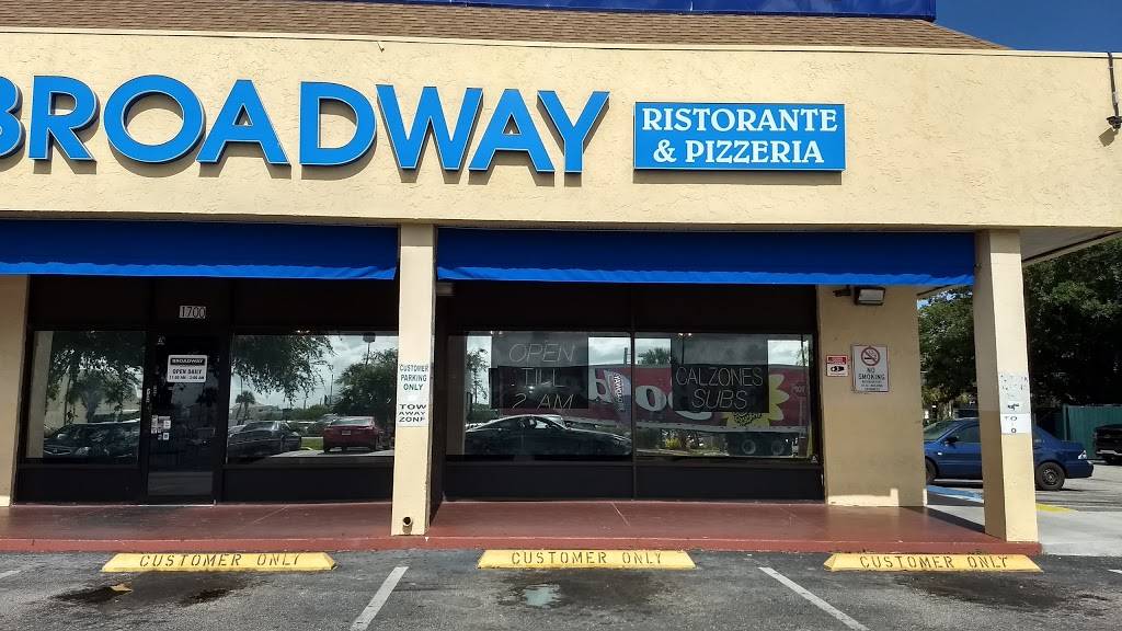 Broadway Ristorante & Pizzeria | restaurant | 1700 Woolco Way, Orlando, FL 32822, USA | 4073817700 OR +1 407-381-7700