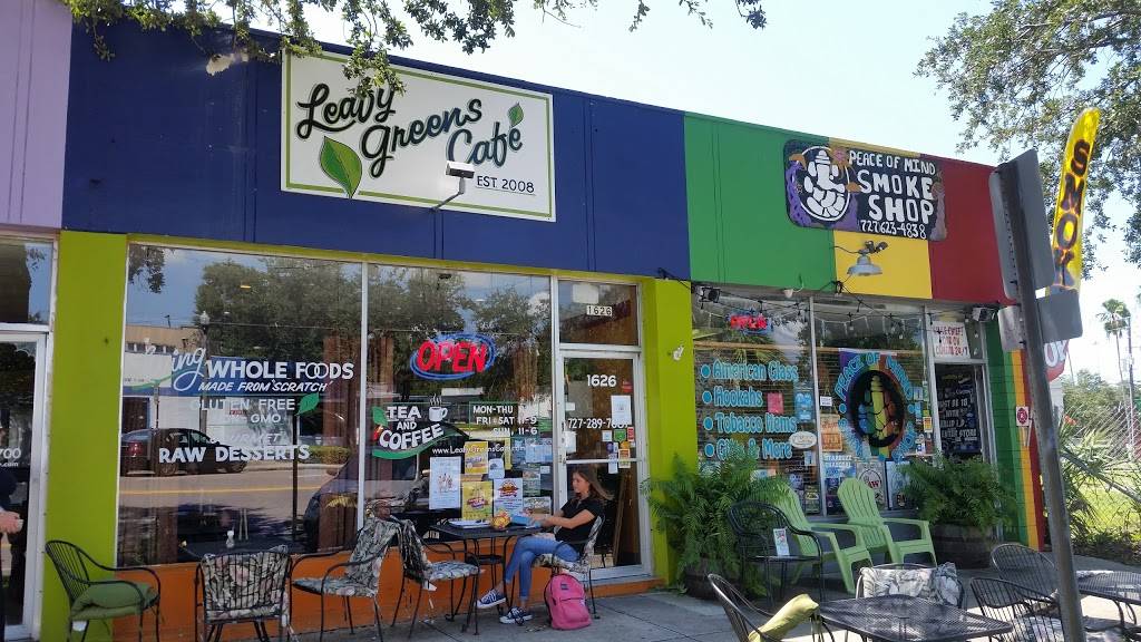 Leafy Greens Cafe | restaurant | 1626 Central Ave, St. Petersburg, FL 33712, USA | 7272897087 OR +1 727-289-7087