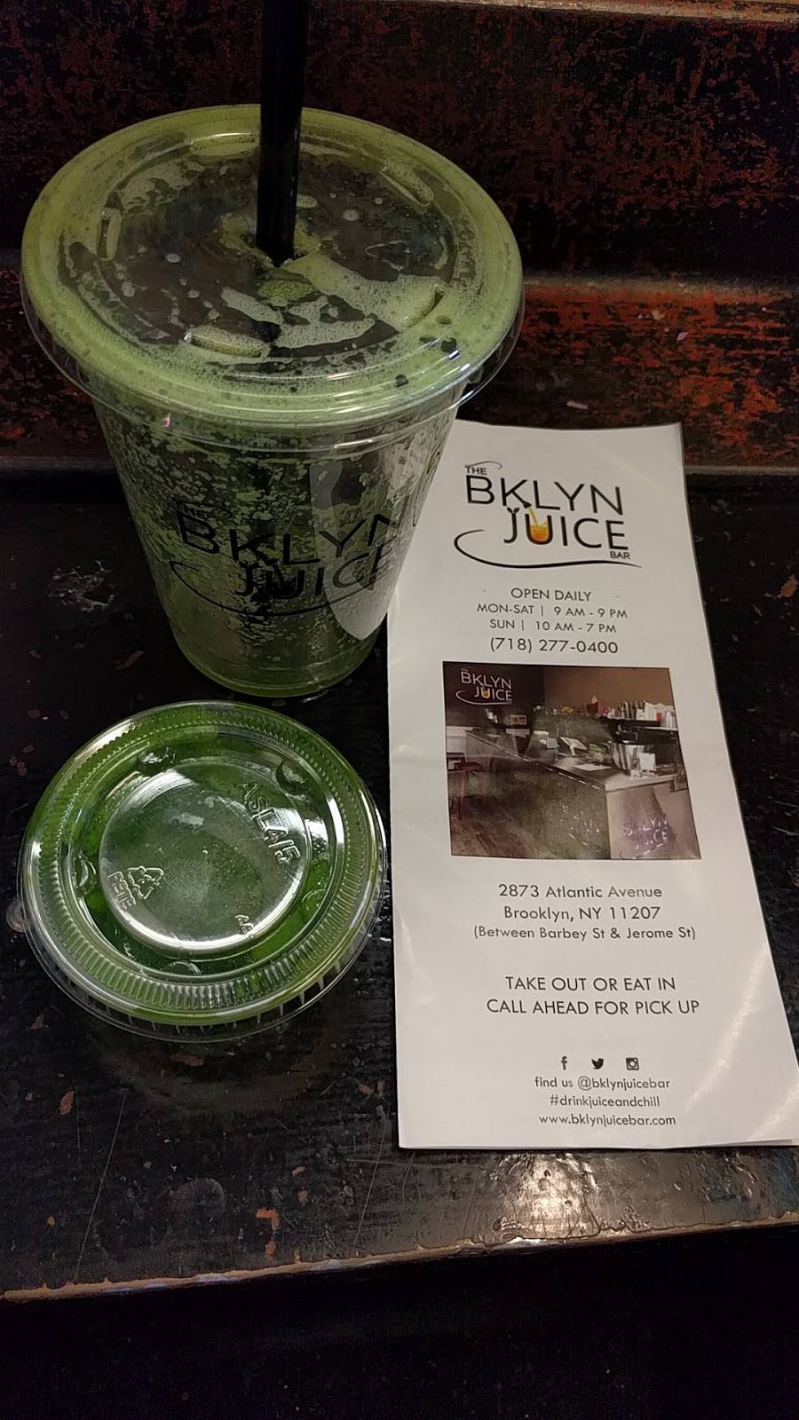 THE BKLYN JUICE BAR | restaurant | 2873 Atlantic Ave, Brooklyn, NY 11207, USA | 7182770400 OR +1 718-277-0400