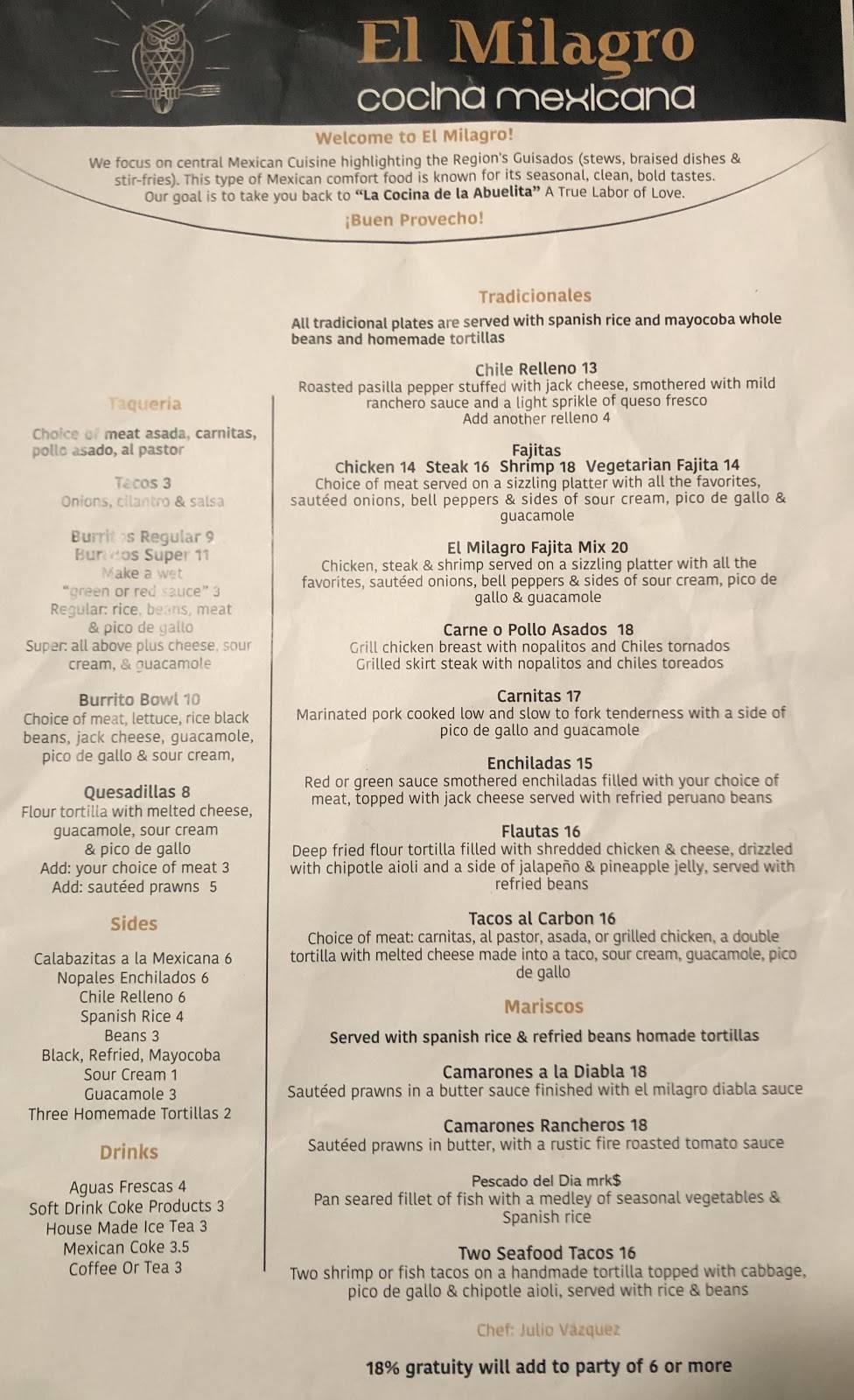 Cocina Mexicana El Milagro | restaurant | 485 S Cloverdale Blvd, Cloverdale, CA 95425, USA | 7078946334 OR +1 707-894-6334