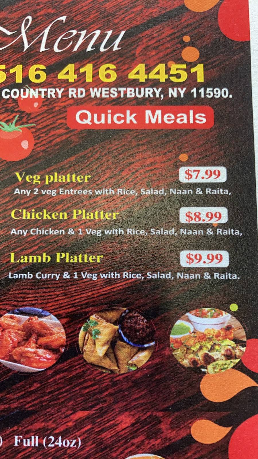 Spice Grill | restaurant | 1610 Old Country Rd, Westbury, NY 11590, USA | 5164164451 OR +1 516-416-4451