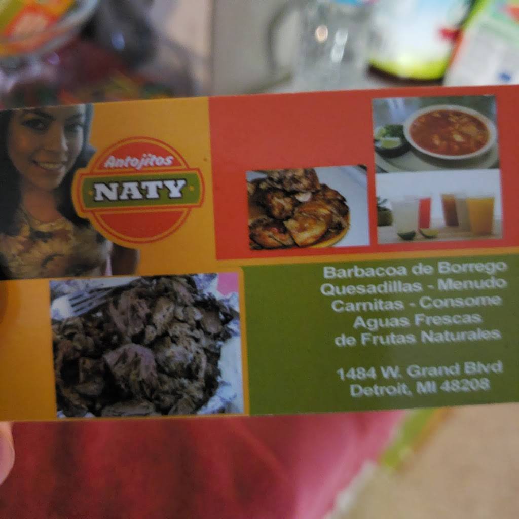 Antojitos Naty | restaurant | 1484 W Grand Blvd, Detroit, MI 48208, USA | 3132644508 OR +1 313-264-4508