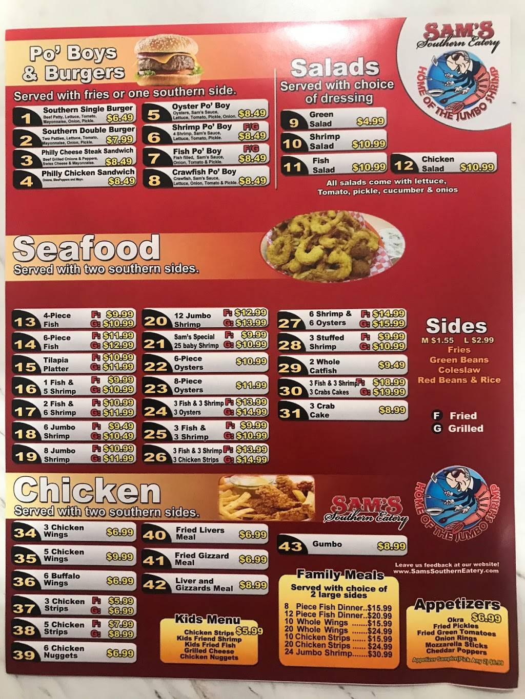 Sams Southern Eatery, Webb City | restaurant | 2613 N Rangeline Rd, Joplin, MO 64801, USA | 4175530616 OR +1 417-553-0616