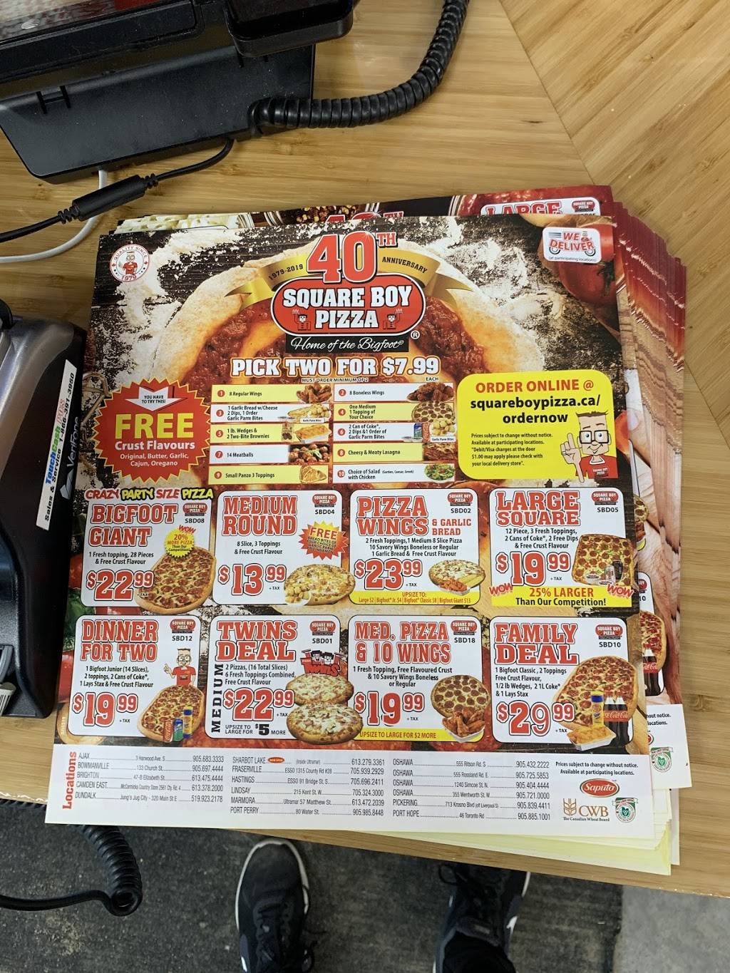 Square Boy Pizza | restaurant | 24601 ON-7, Sharbot Lake, ON K0H 2P0, Canada | 6132793361 OR +1 613-279-3361