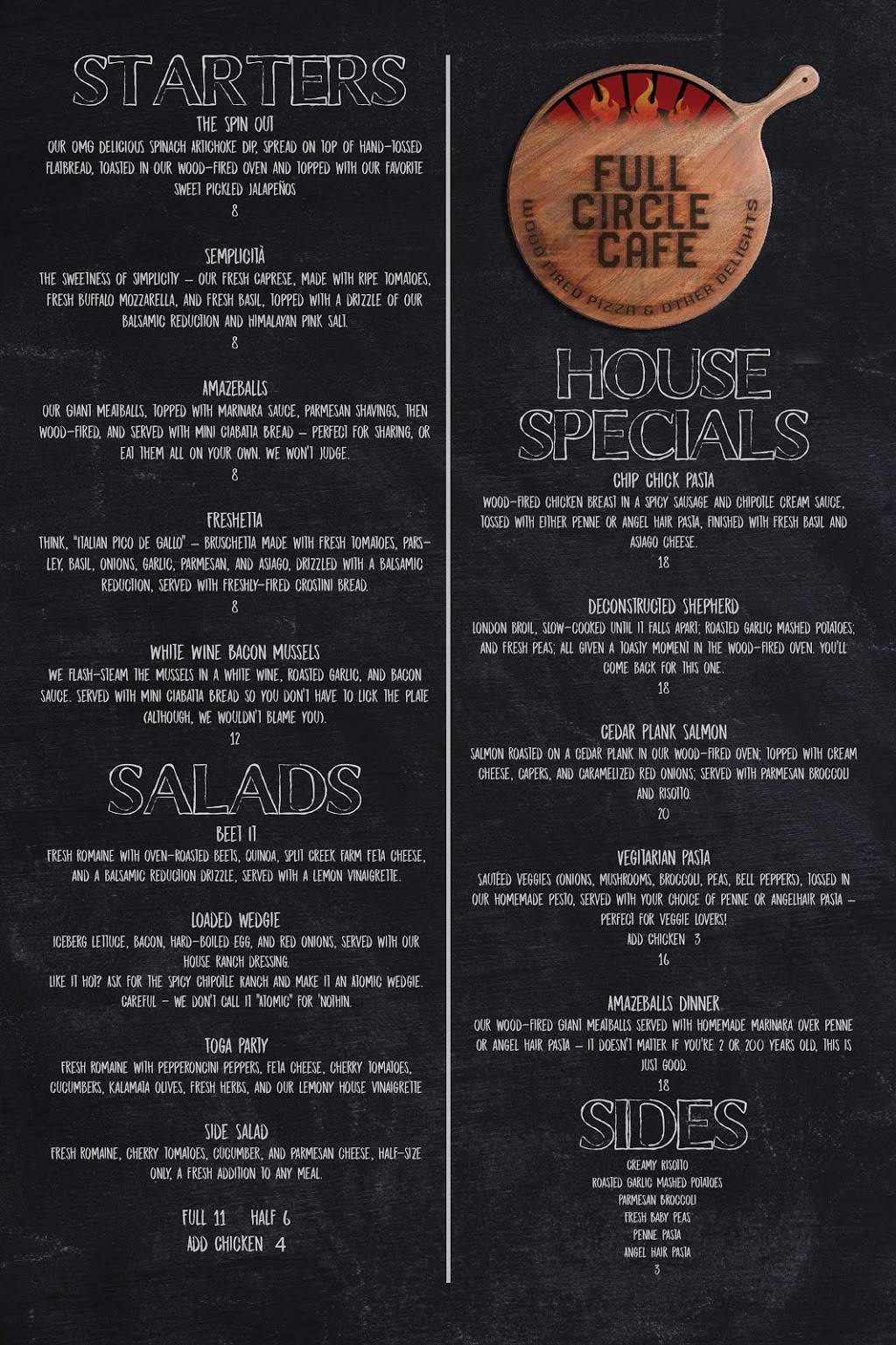 Full Circle Cafe | restaurant | 4118 Clemson Blvd Suite B, Anderson, SC 29621, USA | 8643283488 OR +1 864-328-3488