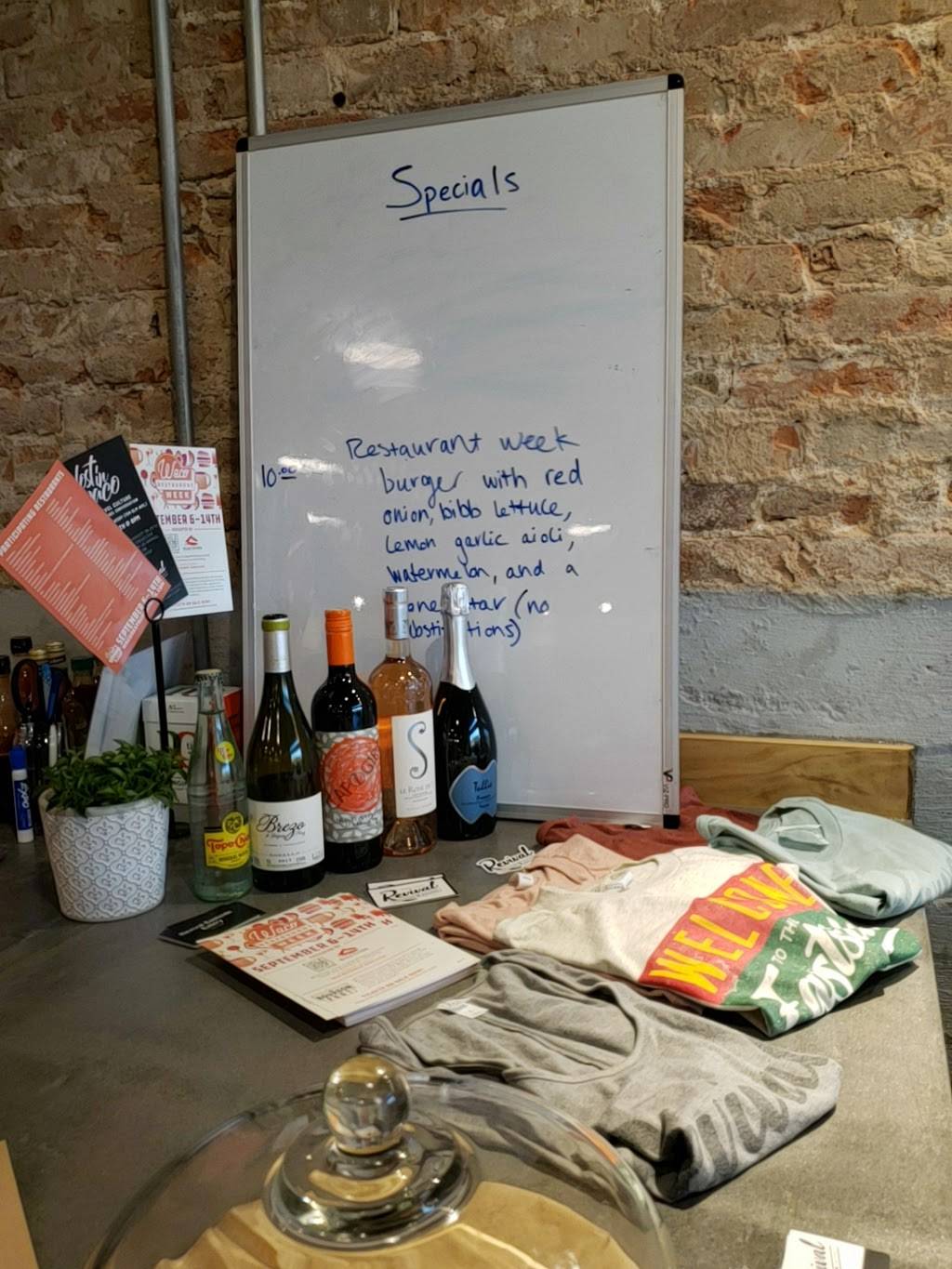 Revival Eastside Eatery | restaurant | 704 Elm Ave, Waco, TX 76704, USA | 2543391401 OR +1 254-339-1401