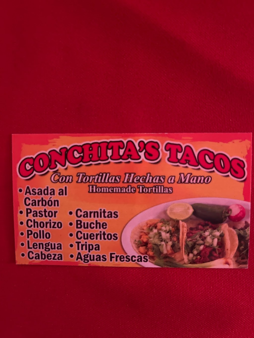 Conchitas tacos | restaurant | 17050 Nordhoff St, Northridge, CA 91325, USA | 3235707479 OR +1 323-570-7479