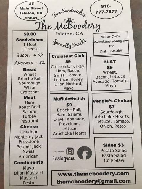 The McBoodery | restaurant | 25 Main St, Isleton, CA 95641, USA | 9167777877 OR +1 916-777-7877