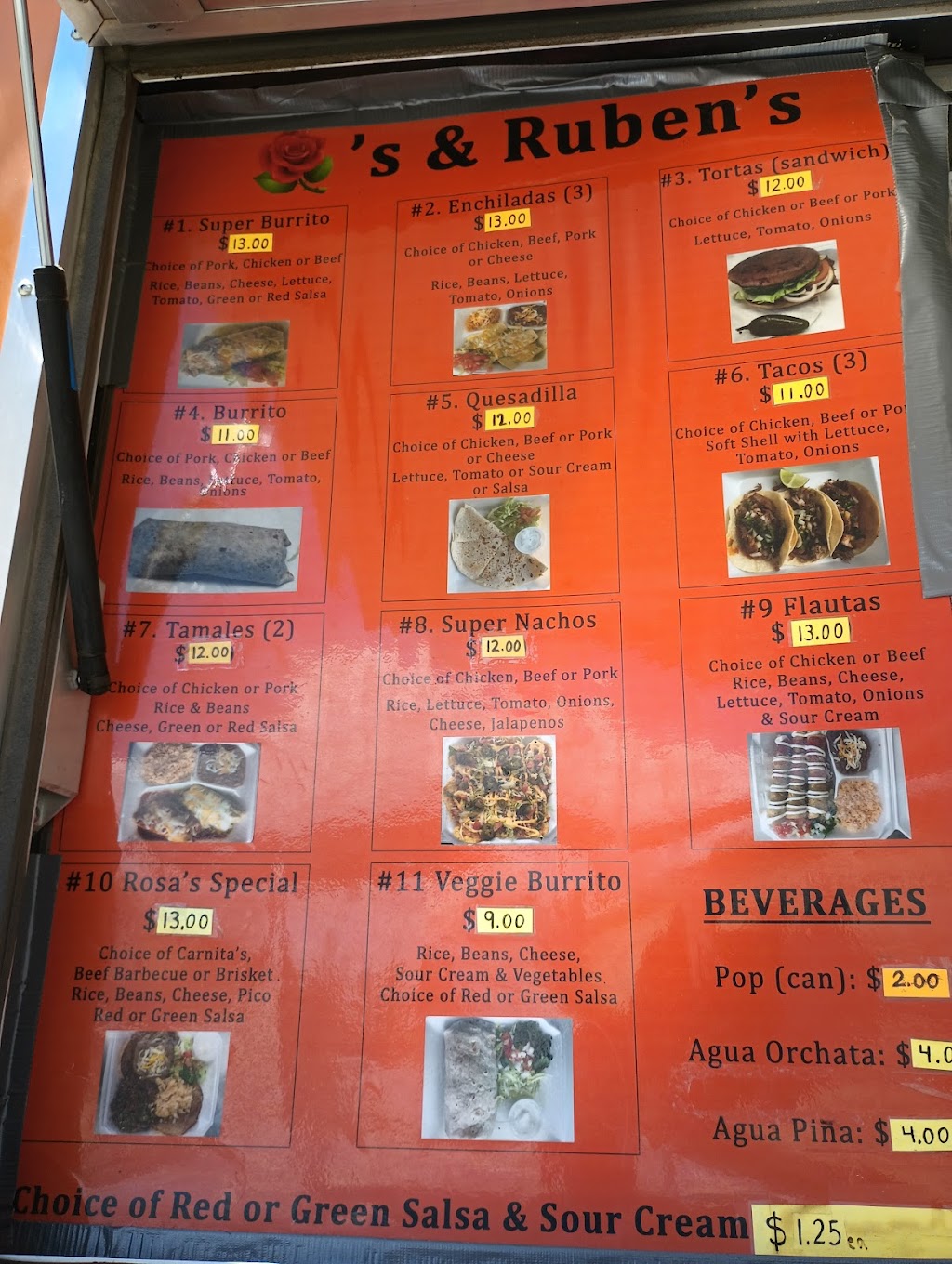 Rosa’s & Ruben’s | restaurant | 1700 Mountain View Dr, Cody, WY 82414, USA | 2093299086 OR +1 209-329-9086