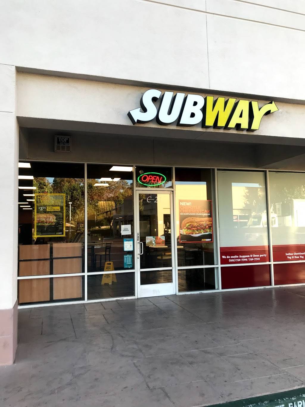 Subway Restaurants | restaurant | 4555 Hopyard Rd, Pleasanton, CA 94588, USA | 9254600707 OR +1 925-460-0707