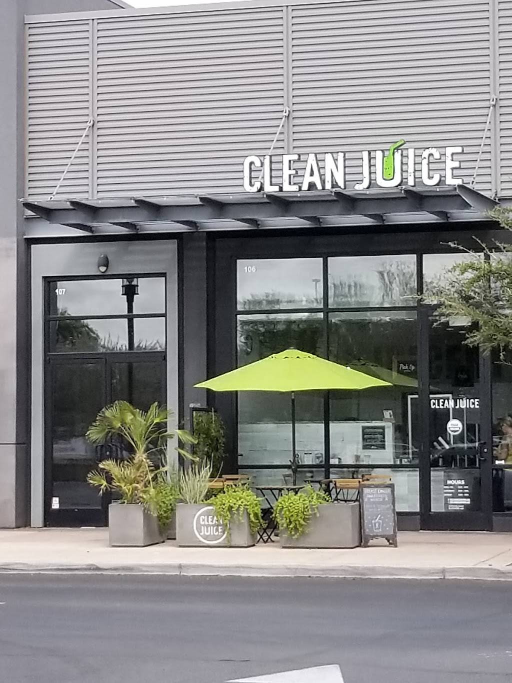 Clean Juice | restaurant | 2224 E Williams Field Rd Suite 106, Gilbert, AZ 85295, USA | 4802810229 OR +1 480-281-0229