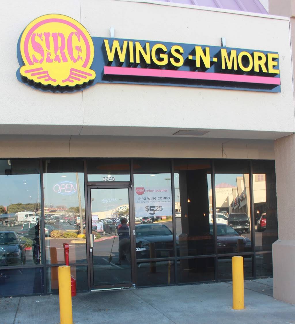 SIRG Wings & More | restaurant | 1001 S Interstate 35 East Service Rd #324B, DeSoto, TX 75115, USA | 9722240061 OR +1 972-224-0061