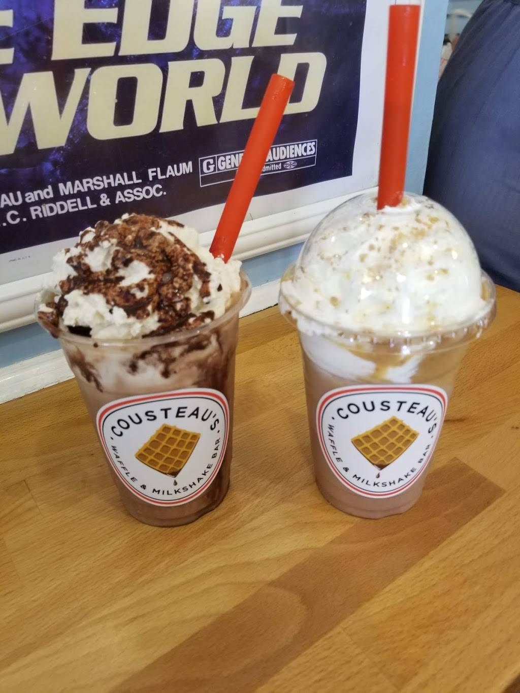 Cousteaus Waffle and Milkshake Bar | restaurant | 15 Hypolita St, St. Augustine, FL 32084, USA | 9043425627 OR +1 904-342-5627