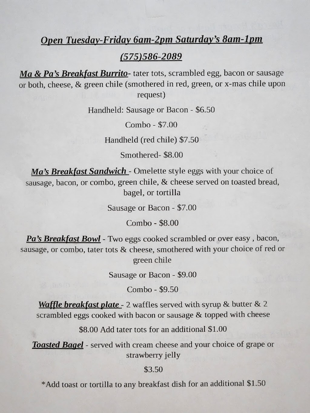 RJs Grill | restaurant | Station 522, 2374, NM-522, Questa, NM 87556, USA | 5755862089 OR +1 575-586-2089