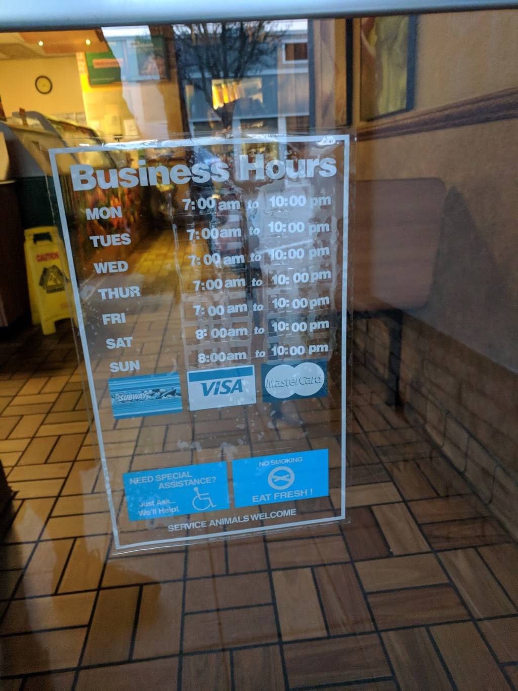 Subway Restaurants | restaurant | 1308 Broadway, Burlingame, CA 94010, USA | 6505480601 OR +1 650-548-0601