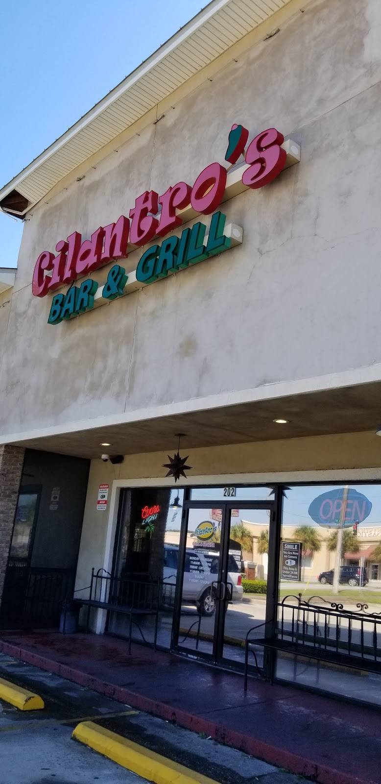 Cilantros Grill & Cantina | restaurant | 202 Harrison Lane, Brunswick, GA 31520, USA | 9122625878 OR +1 912-262-5878