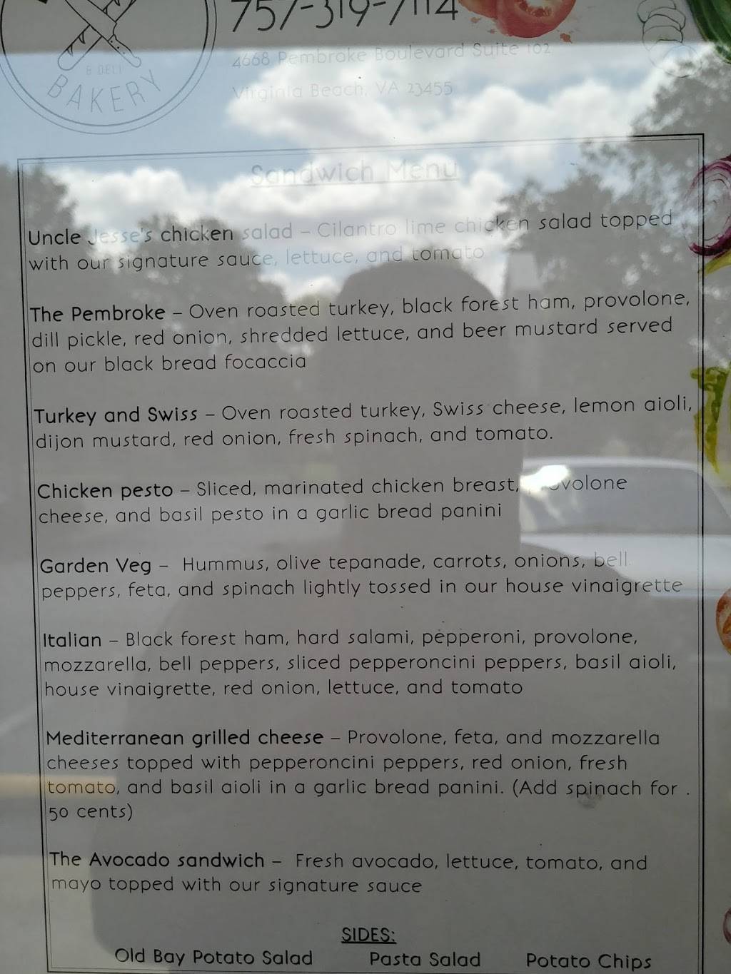 Pembroke Bakery and Deli | bakery | 4668 Pembroke Blvd suite 102, Virginia Beach, VA 23455, USA | 7573197114 OR +1 757-319-7114