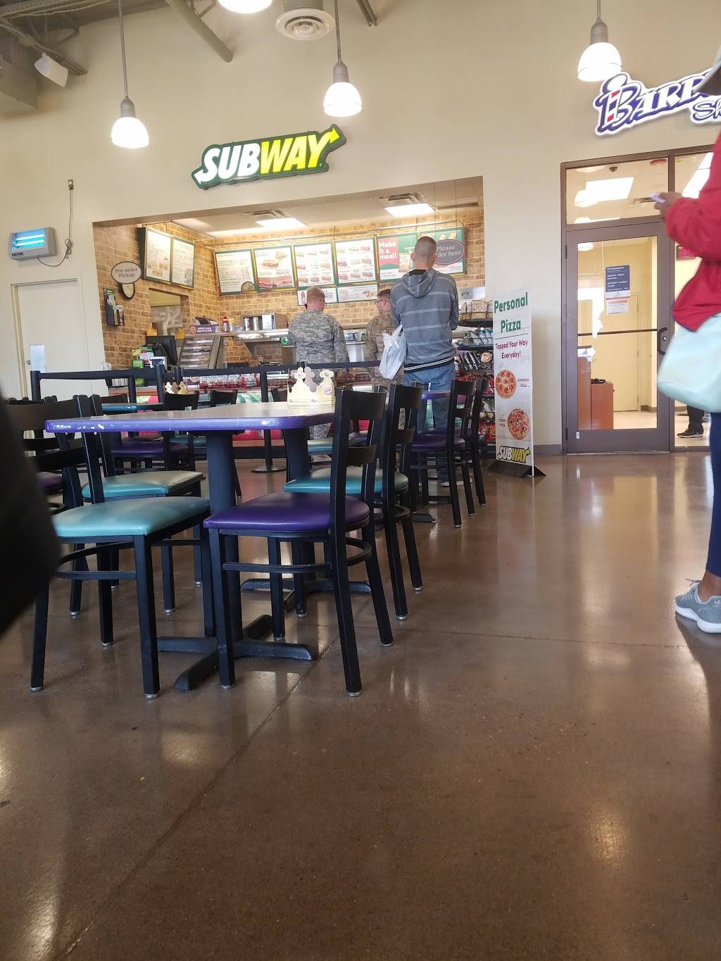 Subway | meal takeaway | Bldg, 21233 Torch St, Fort Bliss, TX 79916, USA | 9157415738 OR +1 915-741-5738