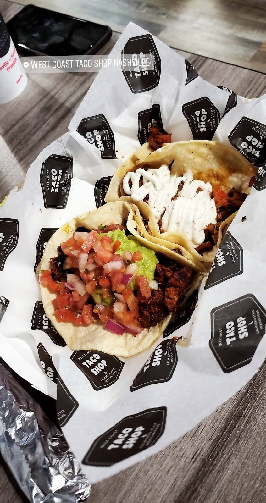 West Coast Taco Shop | restaurant | 1609 Murfreesboro Pike #F, Nashville, TN 37217, USA | 6158917666 OR +1 615-891-7666