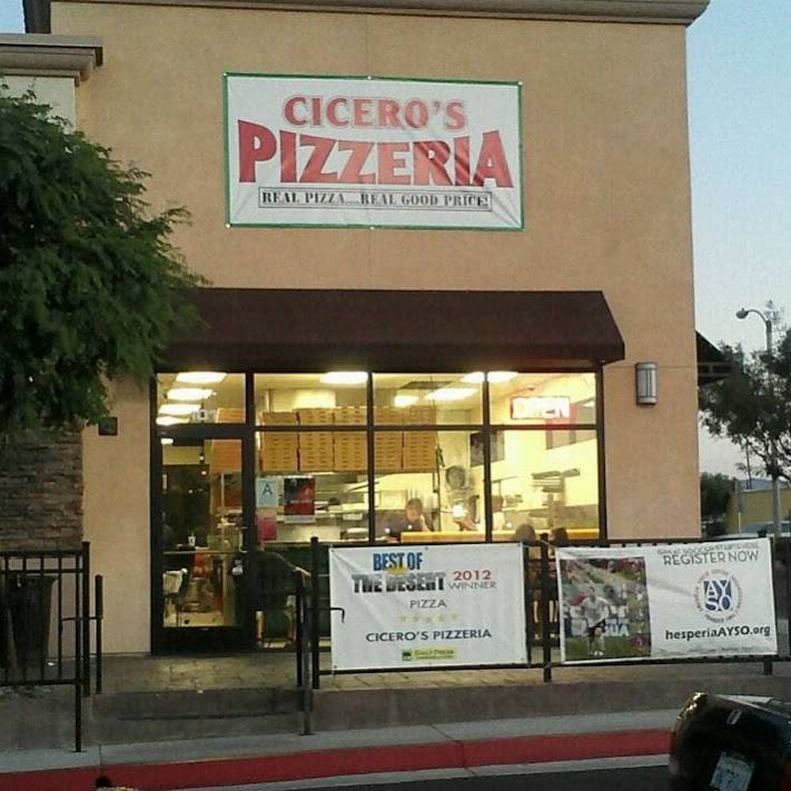 Ciceros Pizzeria | meal delivery | 14380 Main St #101, Hesperia, CA 92345, USA | 7609565239 OR +1 760-956-5239