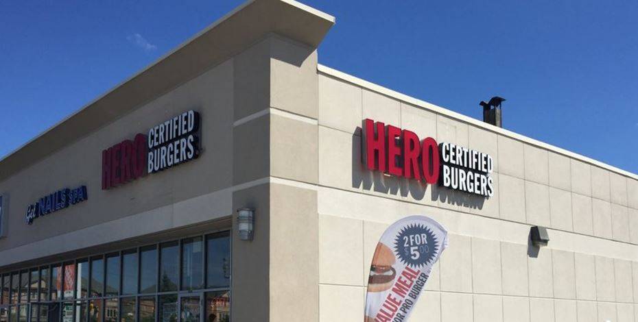 Hero Certified Burgers | restaurant | 15340 Bayview Ave b6, Aurora, ON L4G 7J1, Canada | 9057273218 OR +1 905-727-3218