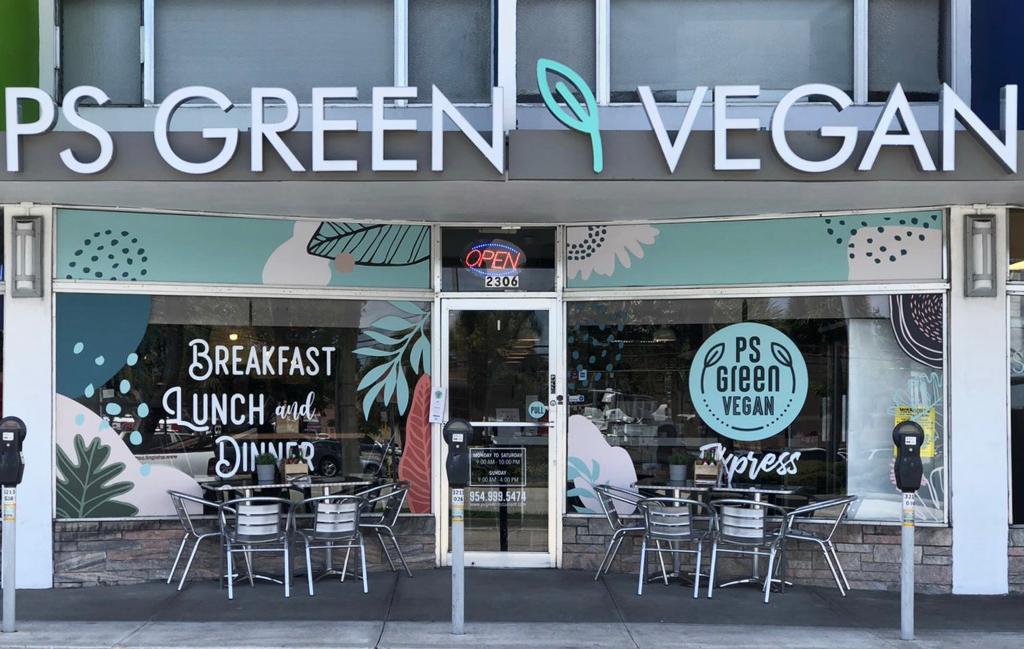 PS Green Vegan Express | restaurant | 2306 E Oakland Park Blvd, Fort Lauderdale, FL 33306, USA | 9549995474 OR +1 954-999-5474