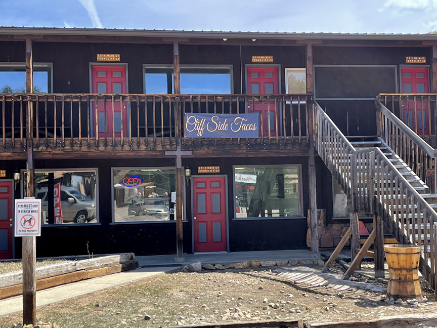 Cliff Side Tacos | restaurant | 30 main street suite c, Allenspark, CO 80510, USA | 3037479310 OR +1 303-747-9310