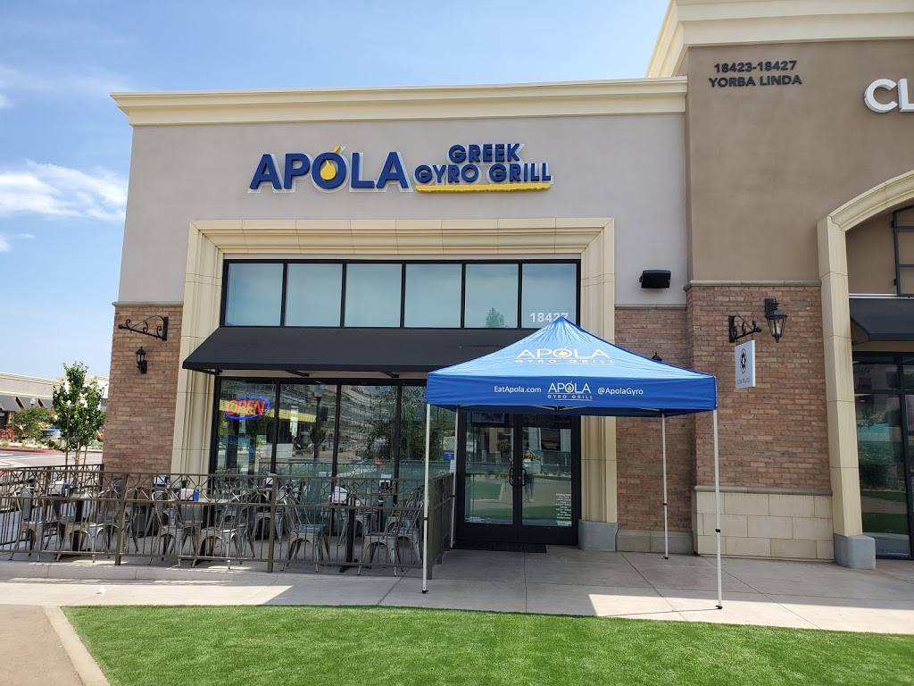 Apola Greek | restaurant | 18427 Yorba Linda Blvd, Yorba Linda, CA 92886, USA | 7147774976 OR +1 714-777-4976