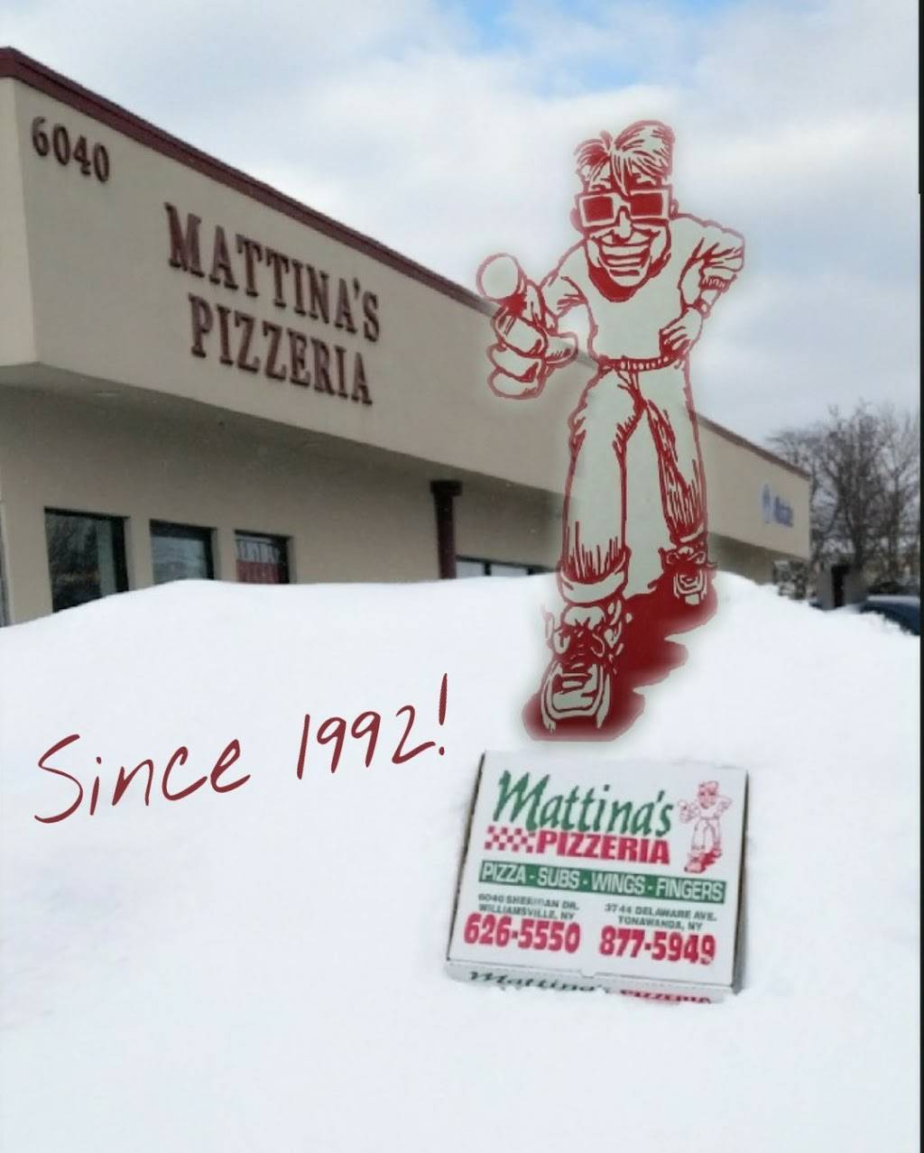 Mattinas Pizzeria | restaurant | 3744 Delaware Ave, Kenmore, NY 14217, USA | 7168775949 OR +1 716-877-5949