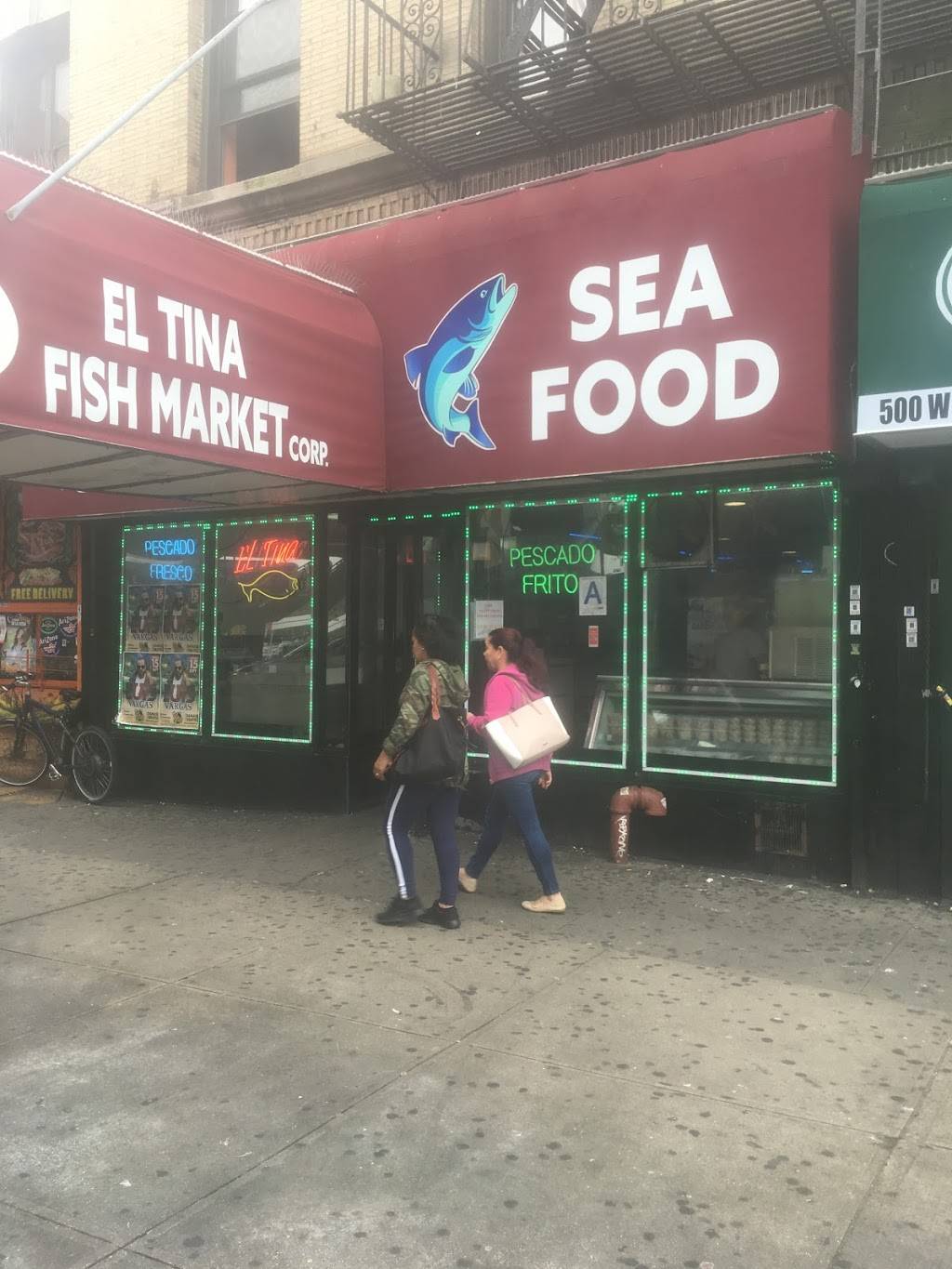 Tina Fish Market | restaurant | 500 W 207th St, New York, NY 10034, USA | 2125675031 OR +1 212-567-5031